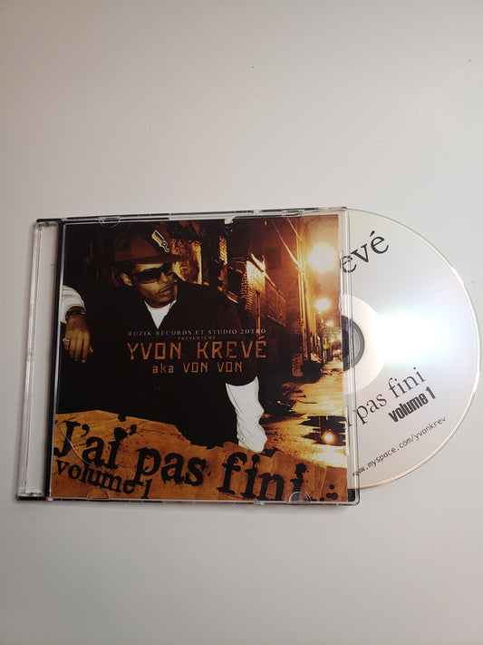 Yvon Krevé Mixtape autographiée vol.1 - J'ai pas fini - (2007)